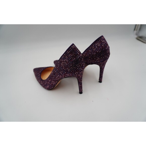 VC Signature “Precious” Purple Embellished Heels Size 7B - Picture 5 of 11